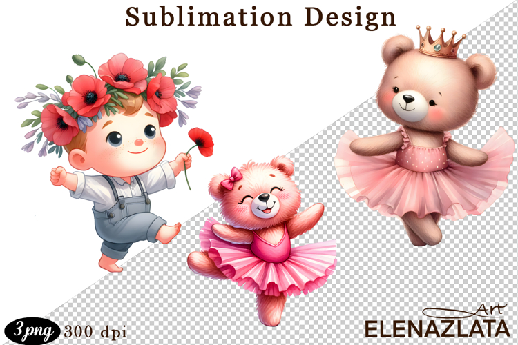 Animal clipart, Cute dancing animals Watercolor clipart