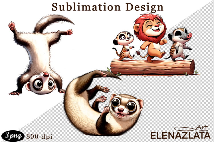 Animal clipart, Cute dancing animals Watercolor clipart