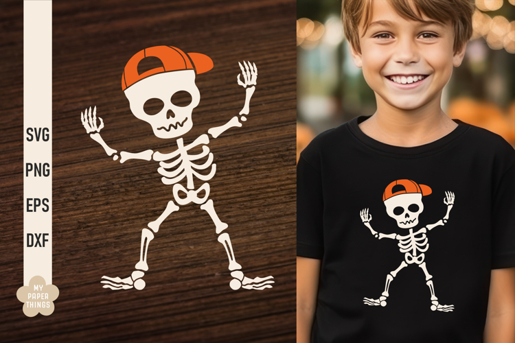 Dancing skeleton Svg, Skeleton Dance Svg, Halloween Boy Svg
