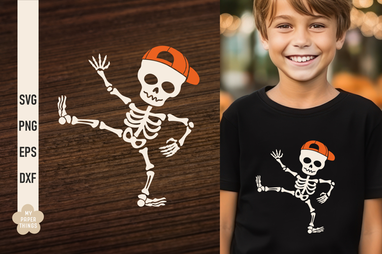 Dancing skeleton Svg, Skeleton Dance Svg, Halloween Boy Svg