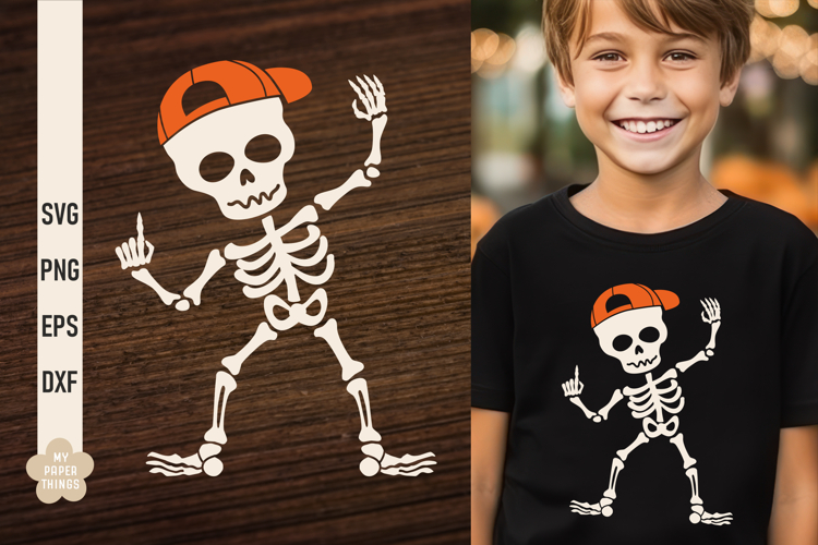 Dancing skeleton Svg, Skeleton Dance Svg, Halloween Boy Svg