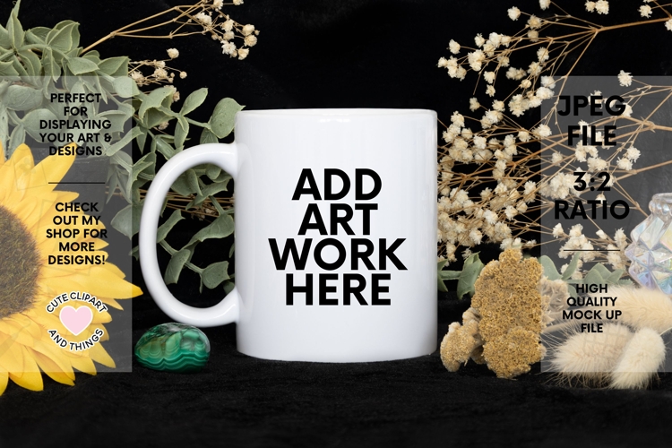 Mug Mock Up | Dark, Witchy Mock Up