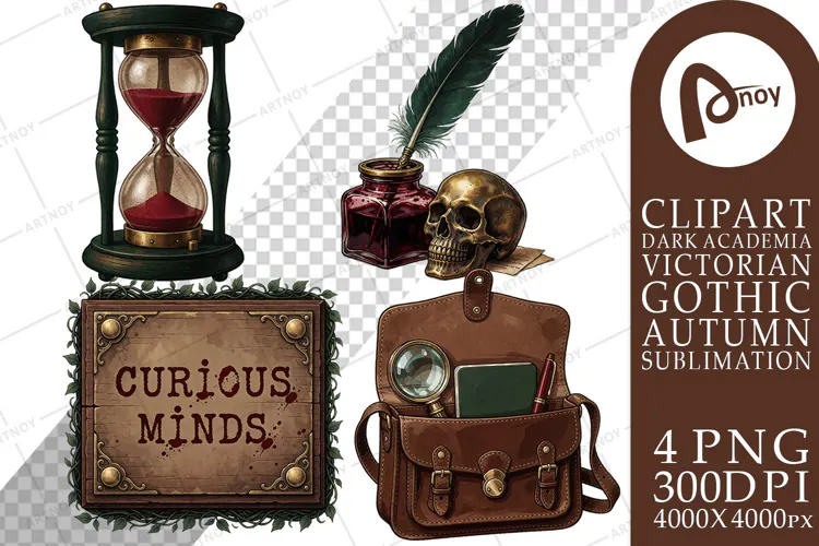 Dark Academia Autumn Sublimation