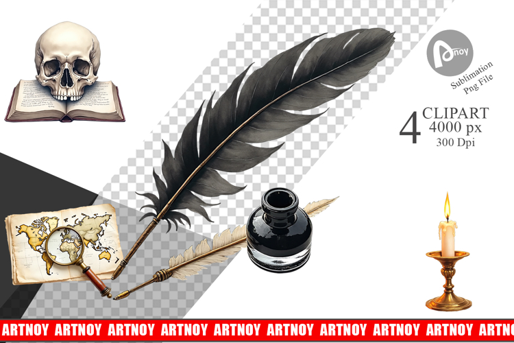 Vintage Stickers Png Image 4
