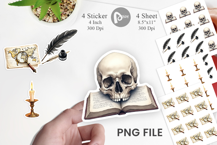 Vintage Stickers Png Image 2
