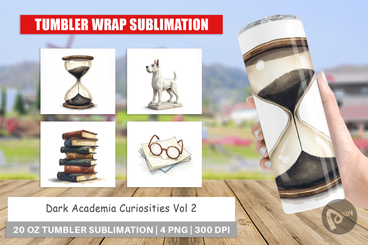 Dark Academia Curiosities Tumbler