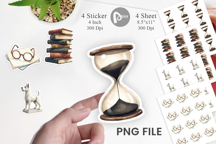 Vintage Stickers Png