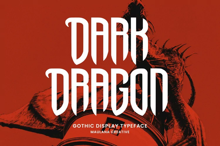 Dark Dragon Gothic Display Typeface