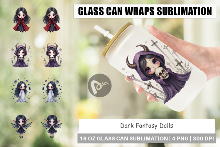 Glass Can Dark Fantasy Dolls