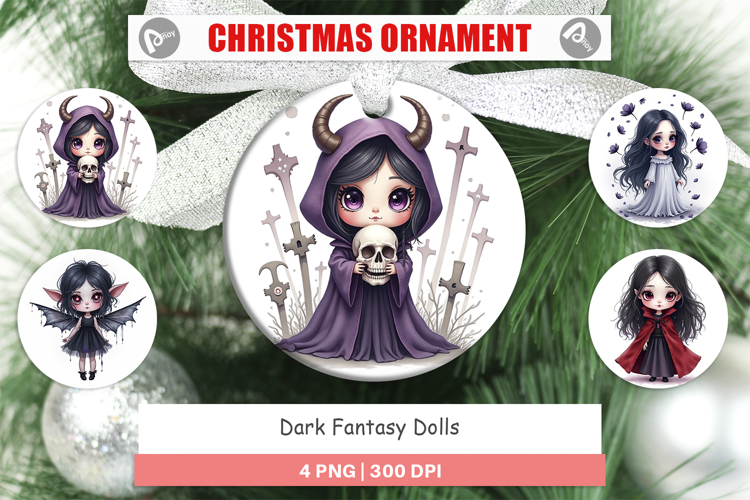 Ornament Dark Fantasy Dolls