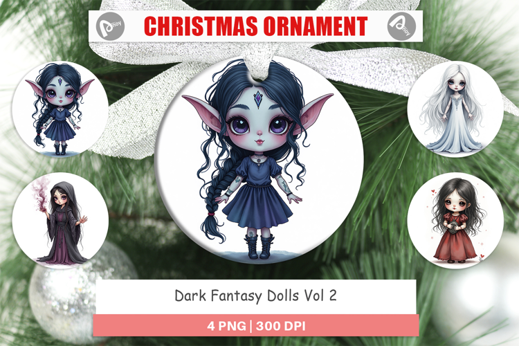 Ornament Dark Fantasy Dolls