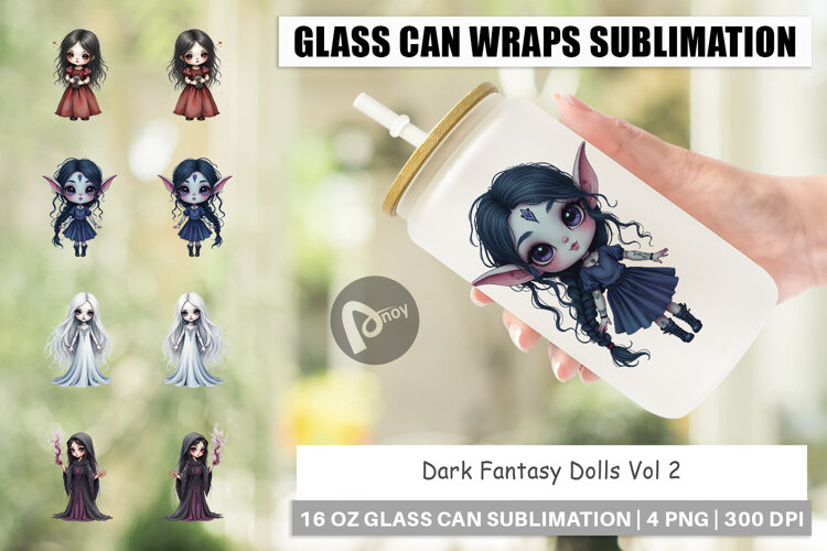 Glass Can Dark Fantasy Dolls example image 1