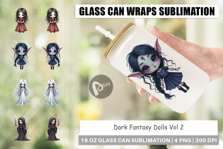 Glass Can Dark Fantasy Dolls
