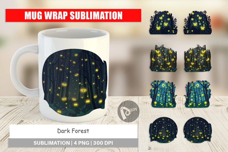 Mug Wrap Deep Forest