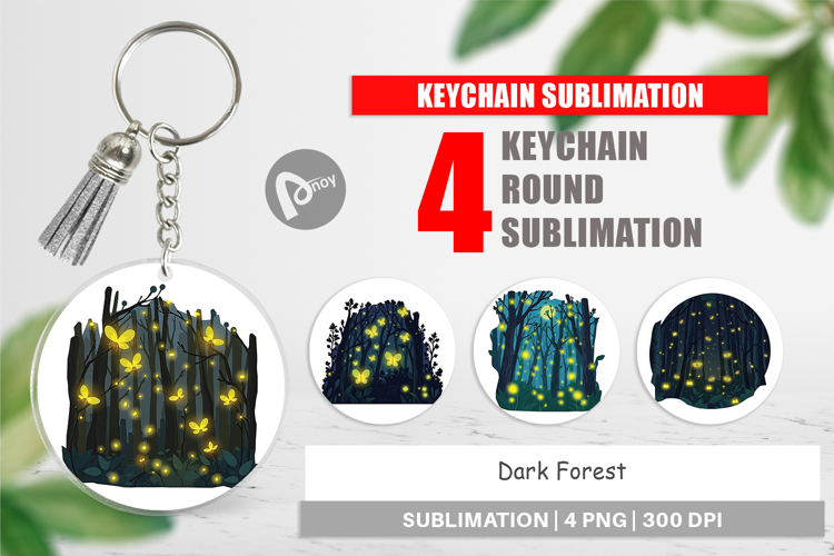 Keychain Deep Forest
