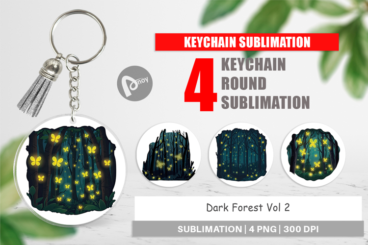Keychain Deep Forest