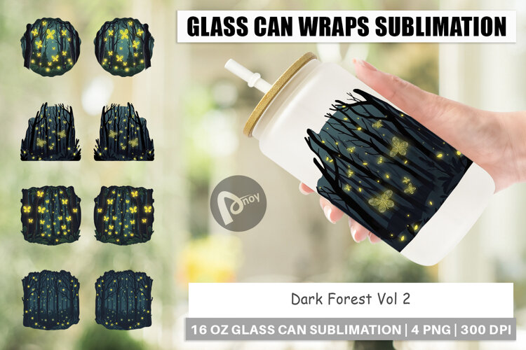 Glass Can Deep Forest example image 1
