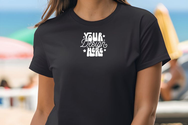 White Tshirt Mockup Image 22