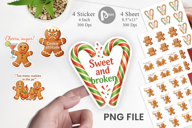 Gingerbread Clipart Image 16
