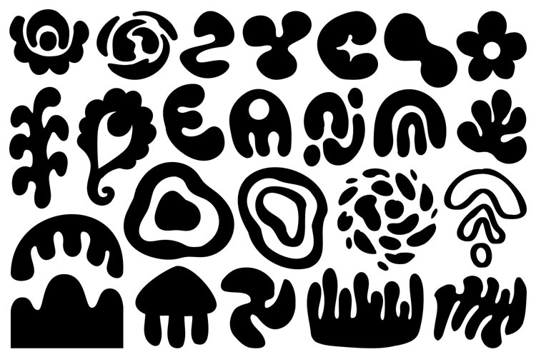 Abstract shapes, design elements example image 1