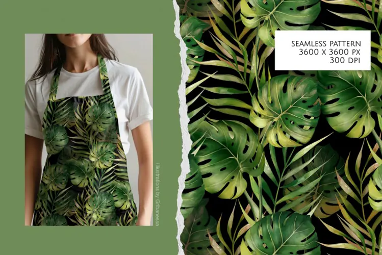 Dark Tropical Pattern