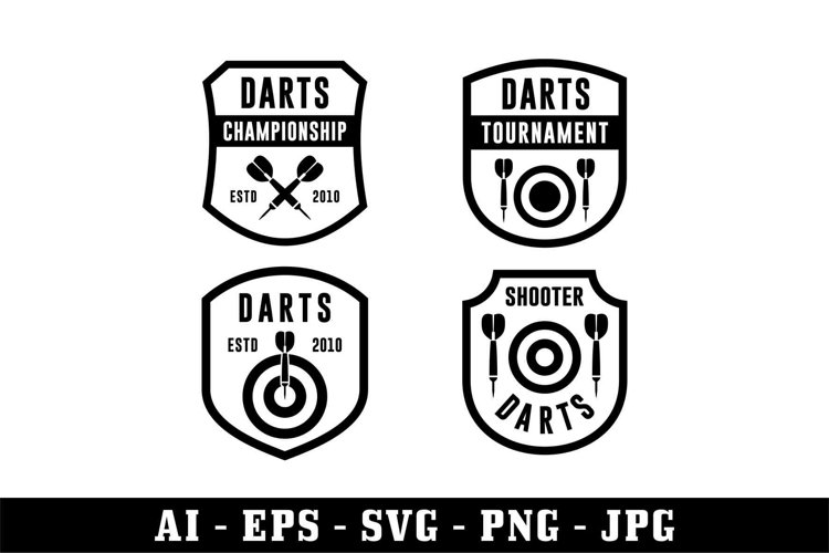 Darts championship logo, Eps file, Ai file, Png, Svg file