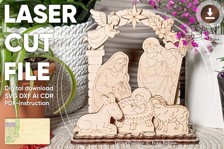 Nativity Scene Clipart Image 15