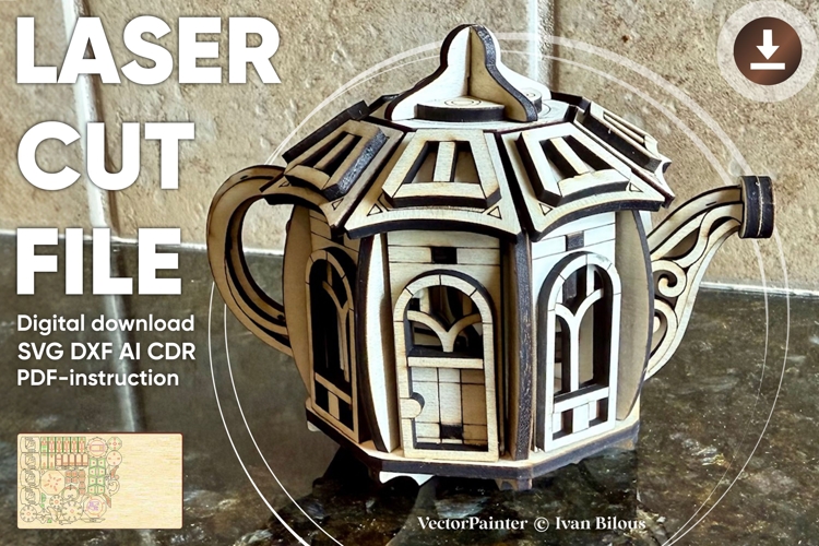 Teapot Clipart Image 12