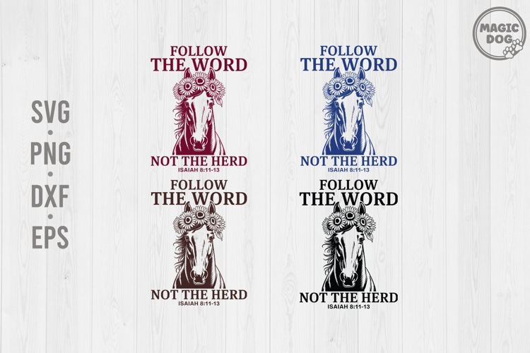Follow The Word Not The Herd|Retro Christian Country|Cattles