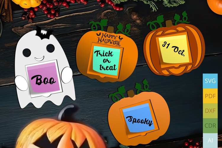 thumbnail image 2 of Boo! Cute And Spooky Ghost Friend Sticky Note Pad, Cute Spooky Kid Friendly Halloween Theme Memo Pad For School, Office, Planner Notes 2 of 11