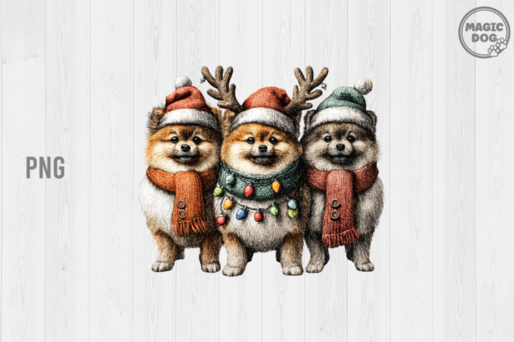 Pomeranian Clipart Image 19