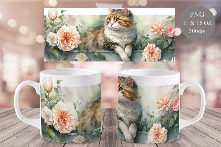 Cat Watercolor Image 24