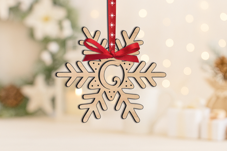 Snowman Monogram Svg Image 7