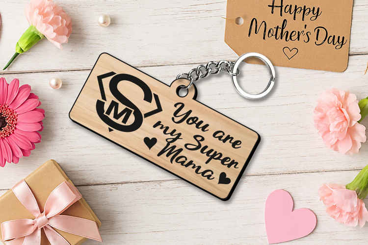 Mom Keychain Svg Image 2