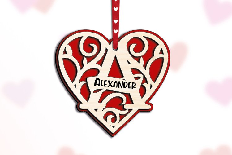 Valentine Monogram Svg Image 8