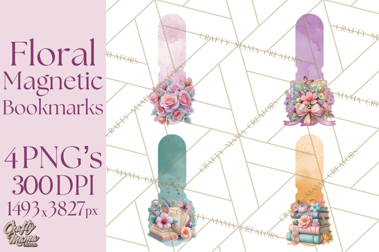 Bookish Blooms Floral Reading   Stationery PNG Clipart