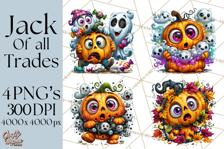 Funny Jack O Lantern Halloween PNG Clipart