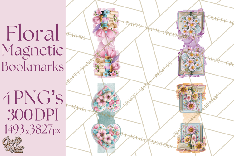 Bookish Blooms Floral Reading   Stationery PNG Clipart