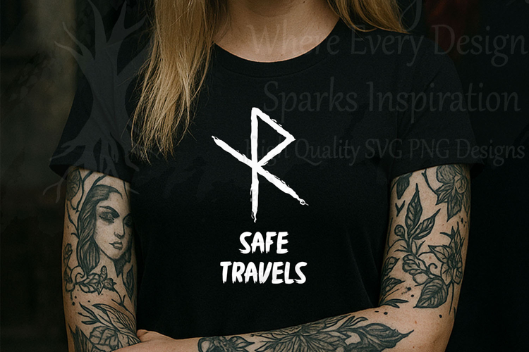 Safe Travels Bind Rune SVG PNG Bundle