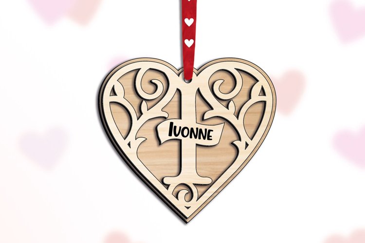 Valentine Monogram Svg Image 3
