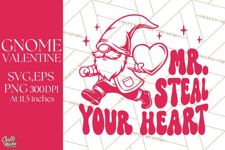 Mr. Steal Your Heart | Valentine Gnome | Kids Valentine