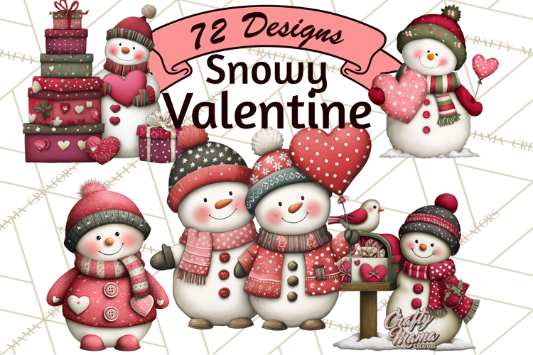 Cute Snowman Clipart Image 5