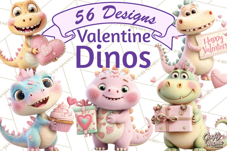 Cute Dinosaur Clipart Image 3