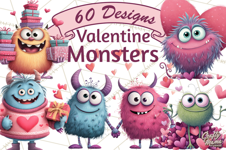 Cute Monster Clipart Image 3