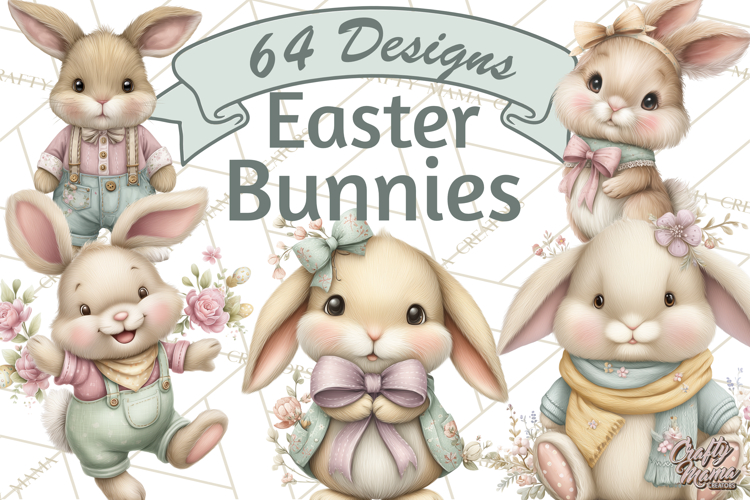 Cute Bunny Clipart Image 18