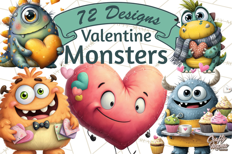 Cute Monster Clipart Image 19