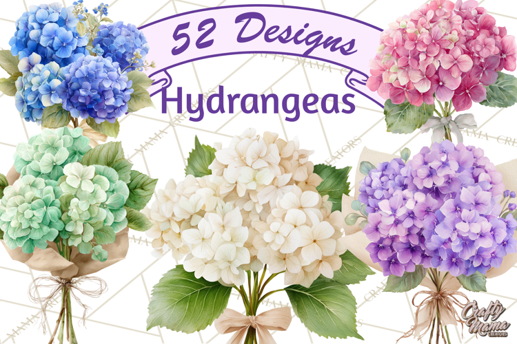 Hydrangea Clipart Image 2
