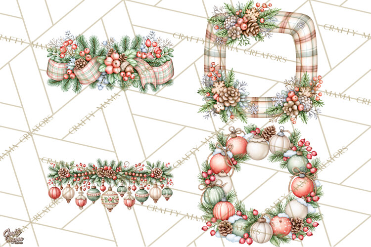 Winter Magic Rustic Christmas Frames and Signs example image 1