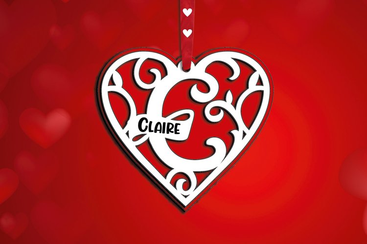 Valentine Monogram Svg Image 7