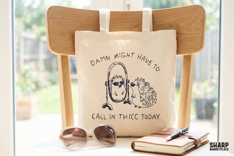 Damn Might Have To Call In Thicc Today Hedgehog PNG, Funny example image 1